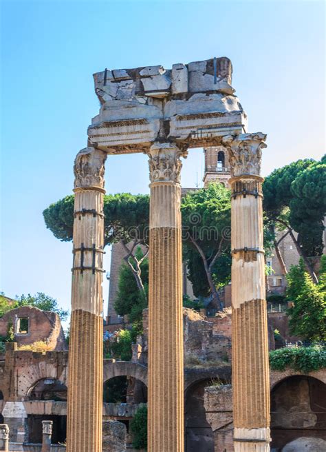 Column Ancient Ruins In Rome Stock Photo Image Of Antique Column