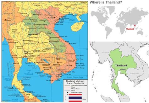 Peta dan Profil Negara Thailand (Tailan)