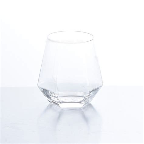 hexagonal whisky wine glass apollobox