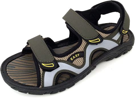 Mens Sandals Open Toe Hook And Loop Casual Trail Sport Beach Hiking