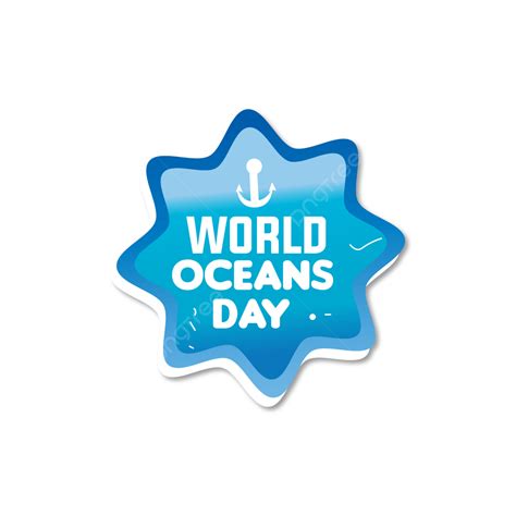World Oceans Day Vector Art Png Vector World Ocean Day Blue Sea World