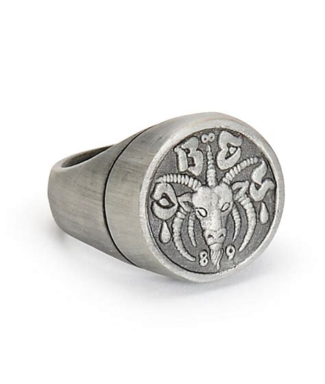 Obey The Eternal Silver Ring Zumiez