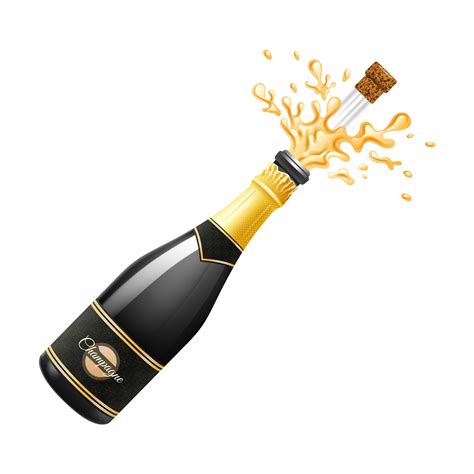Champagne Bottle Logo