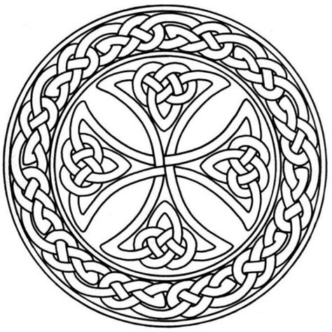 Mandala Coloring Pages Celtic Mandala Coloring Pages For Adults
