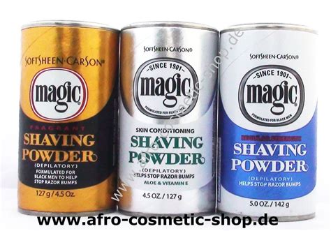 Magic Regular Strength Shaving Powder Blue 5 Oz Afro Cosmetic