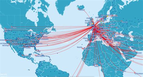 Turkish Airways Route Map