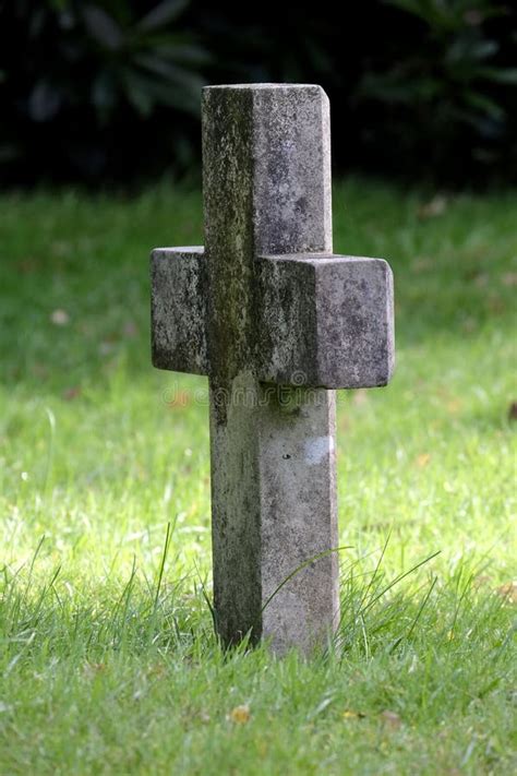 Stone Cross Stock Image Image Of Cross Unmarked Buriel 64538929