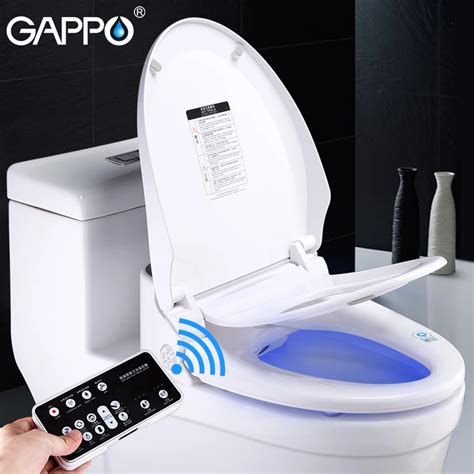 Gappo Toilet Seats Smart Bidet Toilet Seat Elongated Electric Bidet Cover Washlet Electric