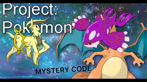 Roblox Project Pokemon Mystery Code Youtube