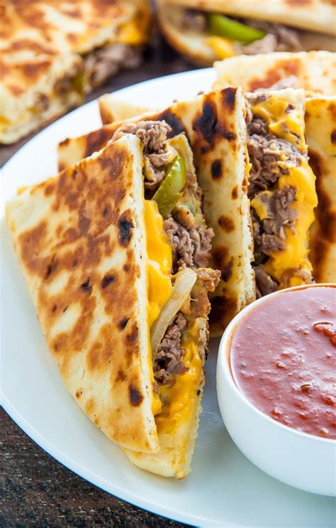 Loaded Philly Cheesesteak Quesadillas Baker By Nature