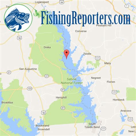 Toledo Bend Fishing Map Map Worksheets