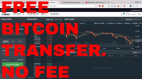 These instructions work for any blockchain asset, but in the examples below, bitcoin is used. How to Transfer bitcoin for FREE from Coinbase. - YouTube