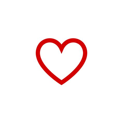 Heart Flat Design Icon Vector For Valentine Day Love Concept 544015