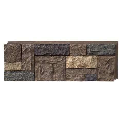 Nextstone Castle Rock Tuscan Brown 1525 In X 4325 In Faux Stone