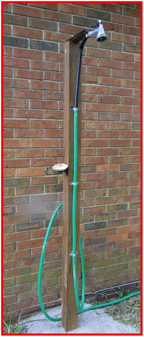 Garden Hose On Shower Outdoor Shower Diy Outside Showers Outdoor Shower