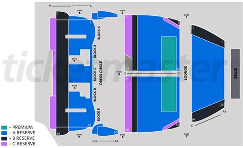 Crown Theatre Perth Burswood Tickets Schedule Seating Chart