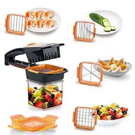 Multicolor Plastic Nicer Dicer Vegetable Cutter Food Chopper