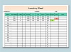 12+ Simple Inventory Sheet Template | DocTemplates