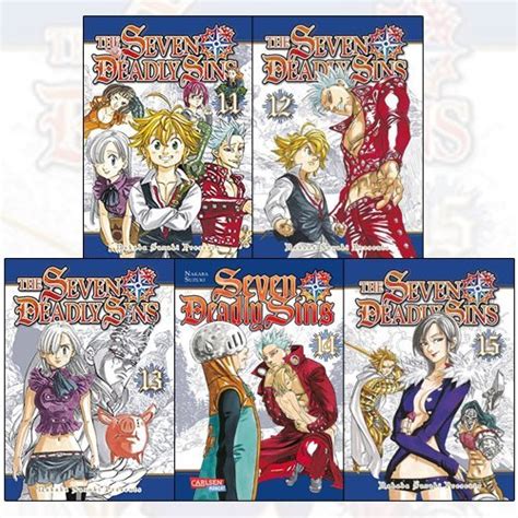 Seven Deadly Sins Series 3 Vol11 To 15 5 Books Collection Set By