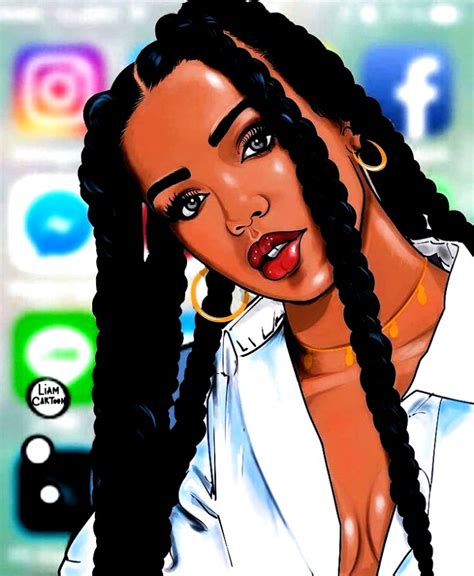 Select from premium cartoon hairstyles of the highest quality. Searching for for African American Braids, locks, cornrows ...