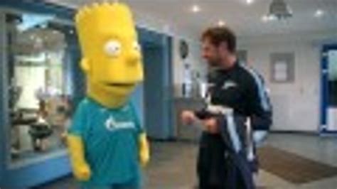 Slightly Creepy Bart Simpson Joins Russian Soccer Club