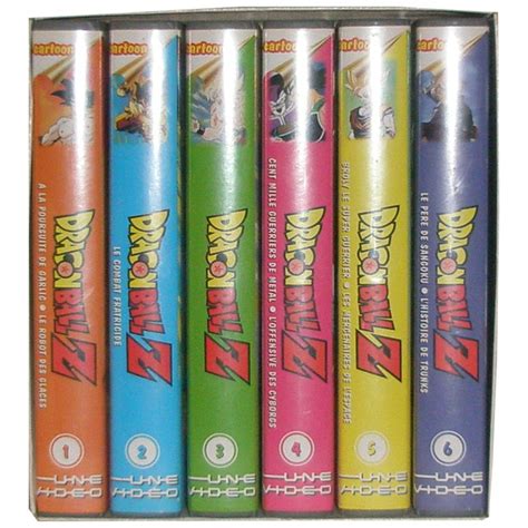 Échange ancien coffret vhs dragon ball z état comme neuf. Coffret cassettes VHS Dragon Ball Z, Volumes 1 à 6 - Luckyfind