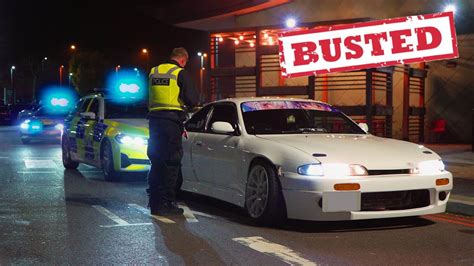 S14 Gets Pulled Over Leaving A Car Meet Tuner Cars Leaving A Car