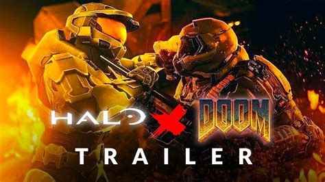 Doom X Halo Reveal Trailer Xbox Id Software Bethesda Exclusive Youtube