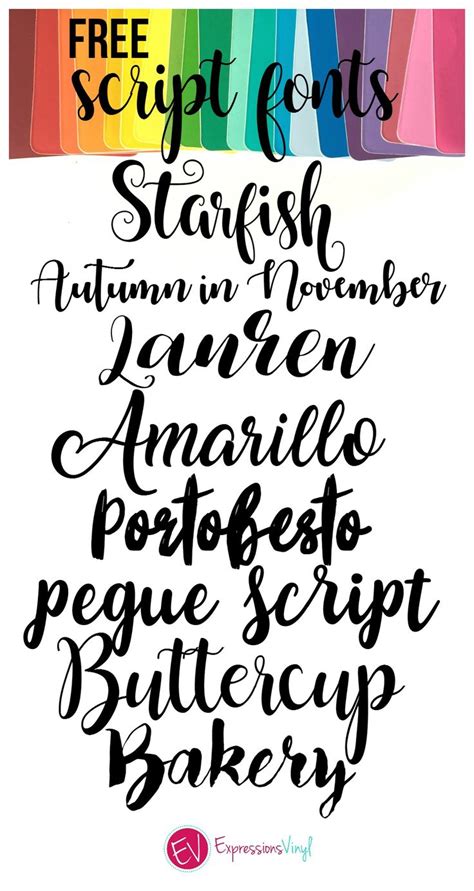 Blog Free Script Fonts Silhouette Fonts Cricut Fonts