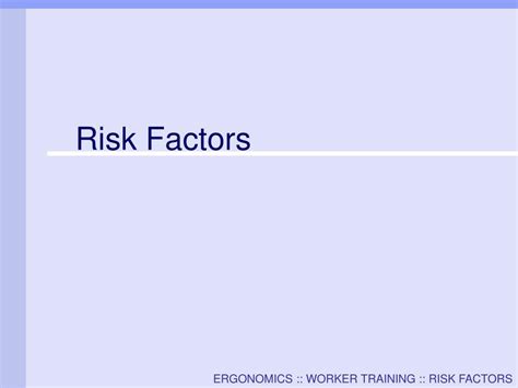 Ppt Risk Factors Powerpoint Presentation Free Download Id5402708