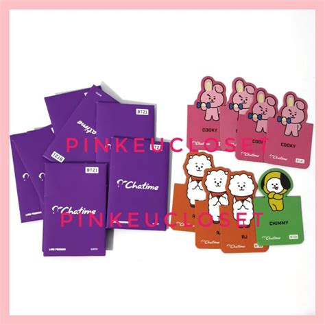 Jual Ready Bts Bt21 X Chatime Indonesia Bookmark Magnet Cooky Rj