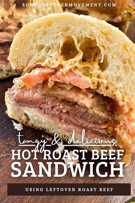 Our Hot Roast Beef Sandwich With Caramelized Onions Is The Best Way To