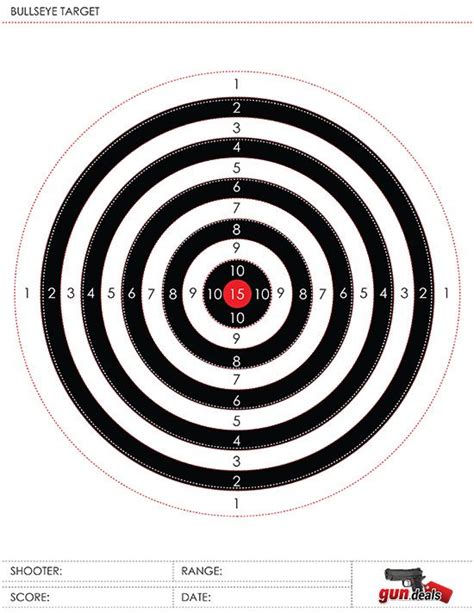 Pin By Sam Holster On Targets Printable Shooting Targets Bullseye
