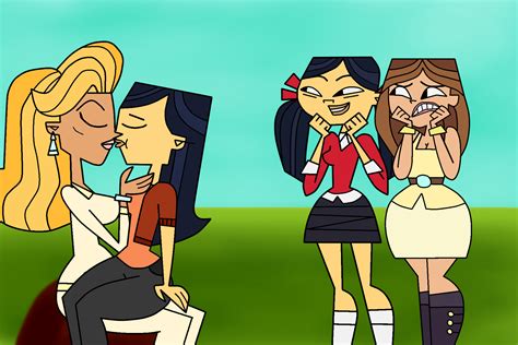 Total Drama Emma And Kelly Kissing By Yonathanlagrutta On Deviantart