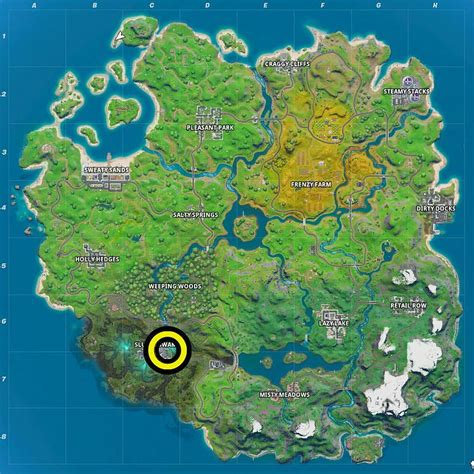 Fortnite Letter R Location Where To Find The Hidden R In Slurpy