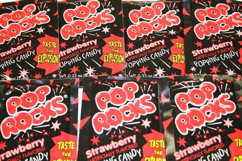 Bayside Candy Pop Rocks Strawberry Pack Of 6 Pop Rocks