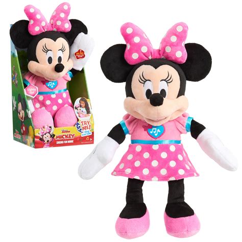 Disney Junior Mickey Mouse Singing Fun Minnie Mouse 12 Inch Plush