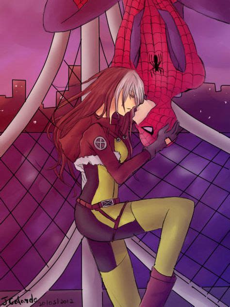 Rogue And Spider Man By Eeva Uchiha7 On Deviantart Superhéroes