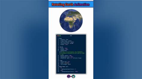 Routing Earth Animation Using Css Html Css Frontend Development