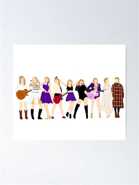 Taylor Swift Tour Eras Poster For Sale By Nks0819 Redbubble