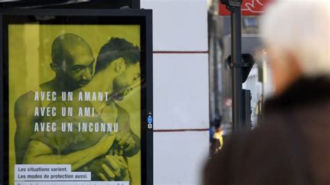 Storm Over Local Ban On French Gay Safe Sex Posters Bbc News