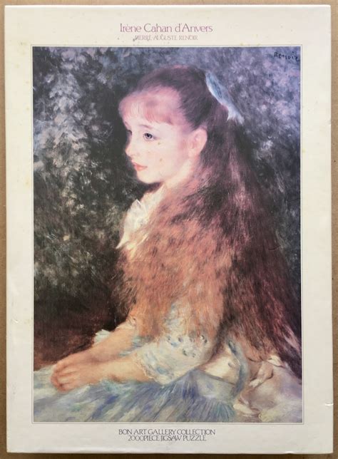 2000 Bon Portrait Of Mademoiselle Irene Cahen Danvers Rare Puzzles