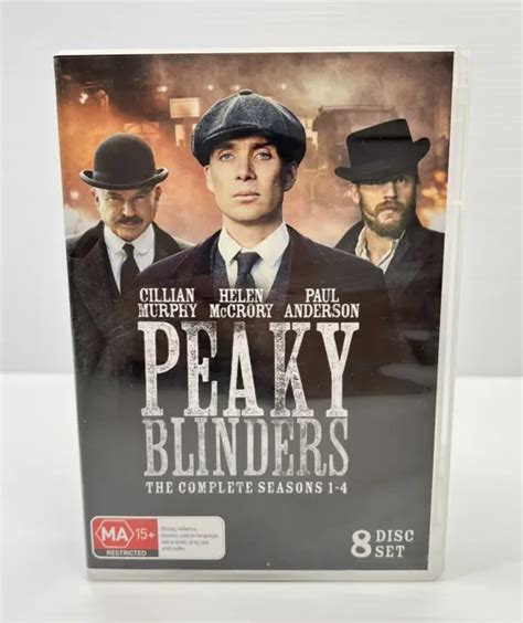 Peaky Blinders Seasons 1 4 Dvd Region 4 Cillian Murphy Helen Mccrory Sam Neil 2635 Picclick