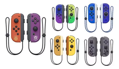 Set Joy Cons Para Nintendo Switch Generico Color Verde Y Morado