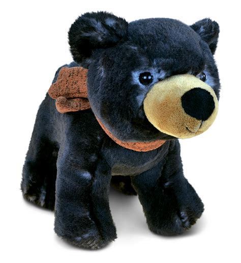 Standing Black Bear Super Soft Plush Cota Global