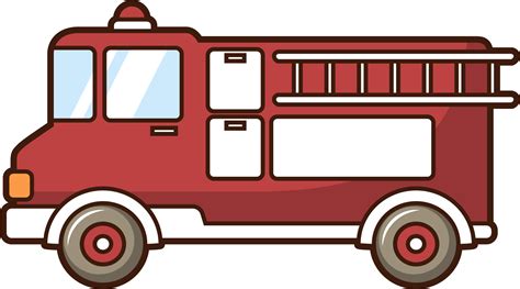 Simple Fire Truck Drawing Free Download On Clipartmag