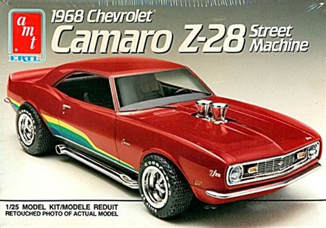 Model Building Kits Cars Amt 125 Scale 1968 Chevy Camaro Z28 Model