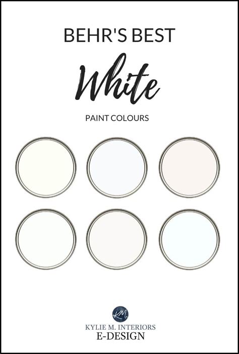 The Best Popular Behr White And Soft White Paint Colours