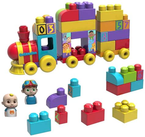 Cocomelon Official Stacking Train Blocks Toy 40 Pieces New With Box