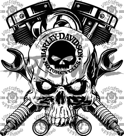 Vector Skull Harley Davidson Logo Ubicaciondepersonascdmxgobmx